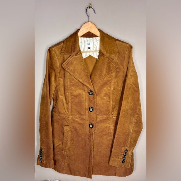 CAbi Tan Corduroy Blazer - Picture 2 of 7
